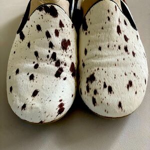 Spotted Cowhide Loafers